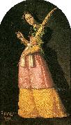 Francisco de Zurbaran, archangel st, gabriel.